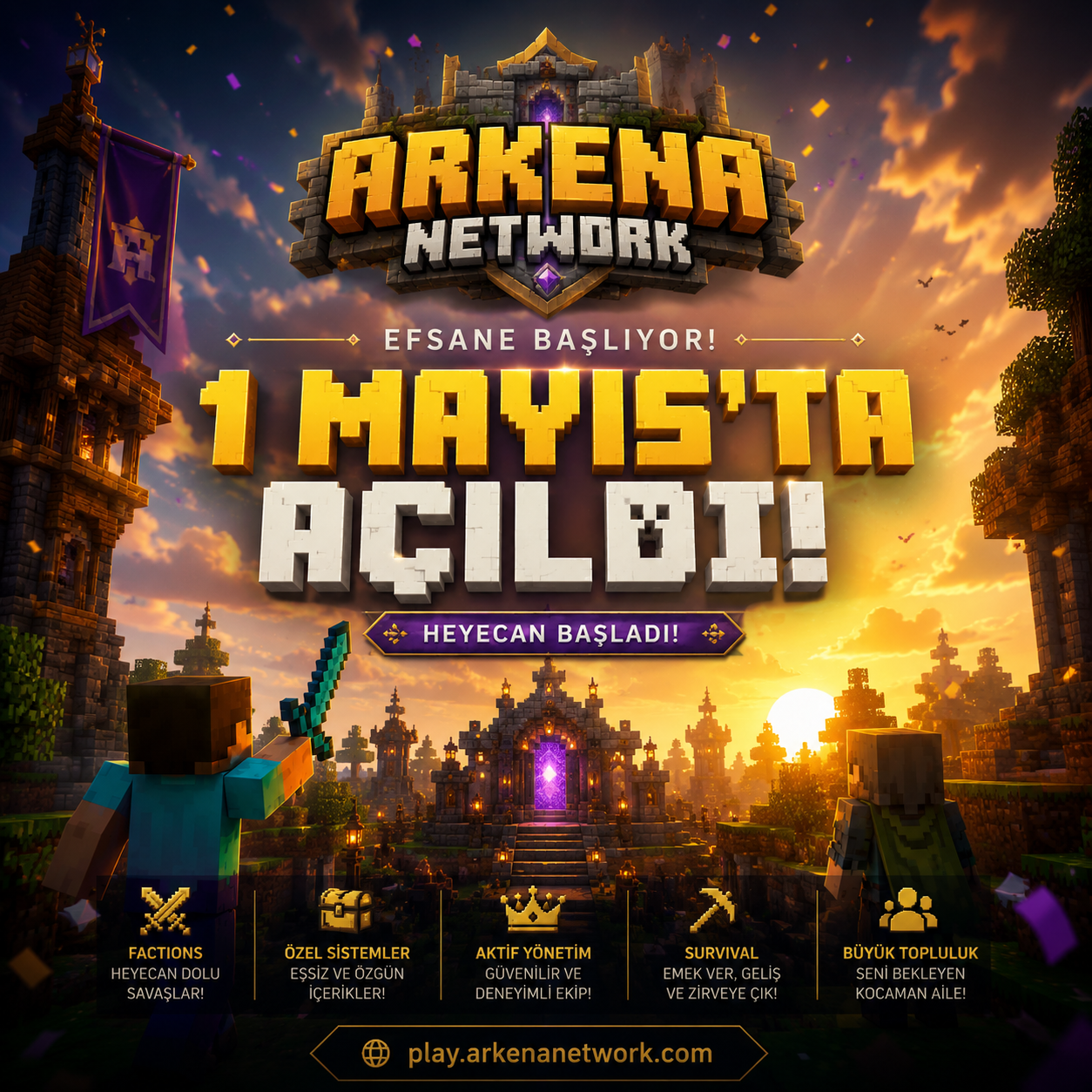 1 Mayısta Emek Survival Sunucumuz Açıldı